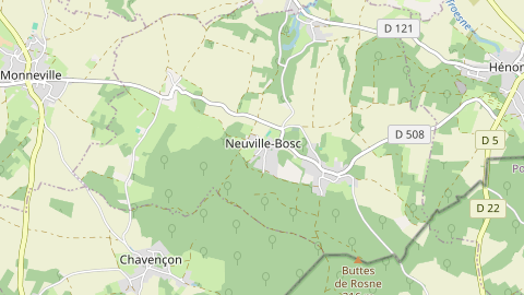 Carte de localisation de l'évènement
