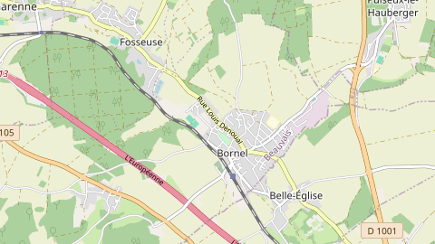 Carte de localisation de l'évènement