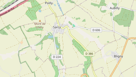 Carte de localisation de l'évènement