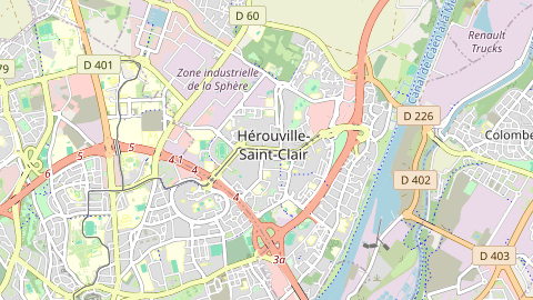 Carte de localisation de l'évènement