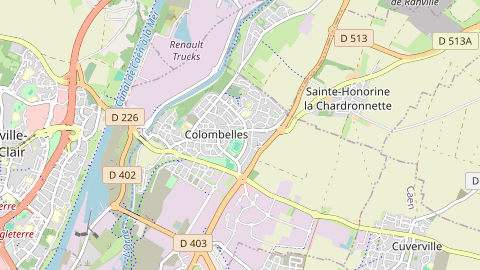 Carte de localisation de l'évènement