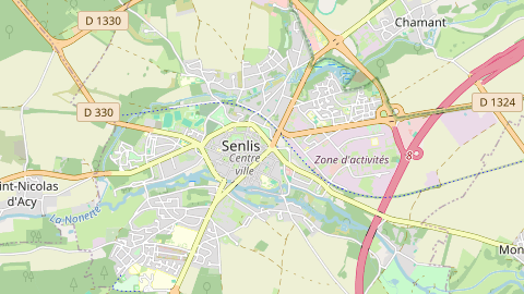 Carte de localisation de l'évènement