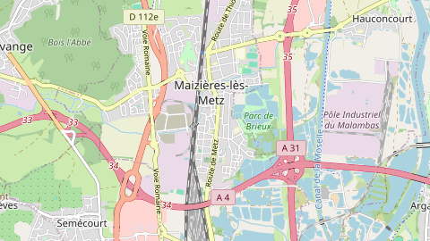 Carte de localisation de l'évènement