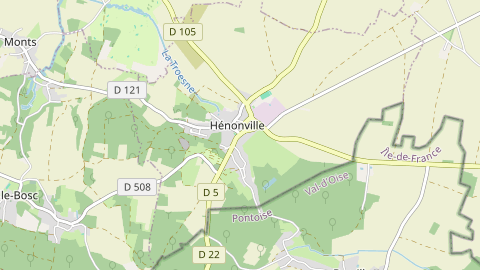 Carte de localisation de l'évènement