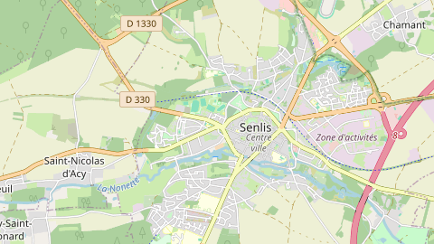 Carte de localisation de l'évènement