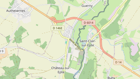 Carte de localisation de l'évènement