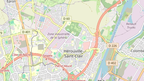 Carte de localisation de l'évènement