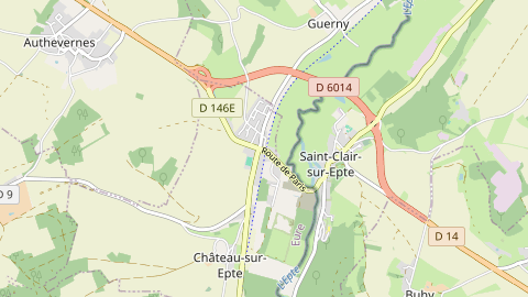 Carte de localisation de l'évènement