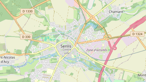 Carte de localisation de l'évènement