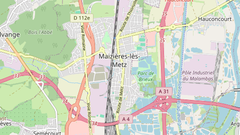 Carte de localisation de l'évènement