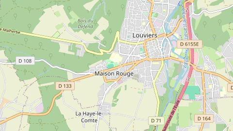 Carte de localisation de l'évènement