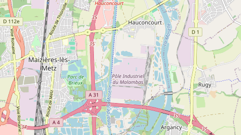 Carte de localisation de l'évènement