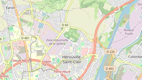 Carte de localisation de l'évènement