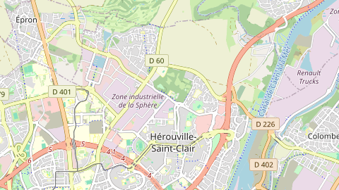 Carte de localisation de l'évènement