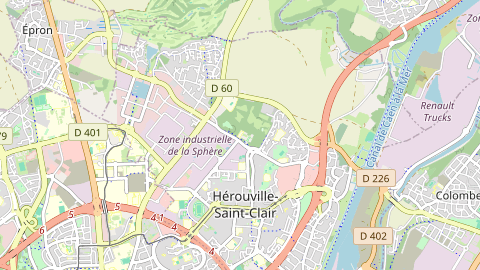 Carte de localisation de l'évènement