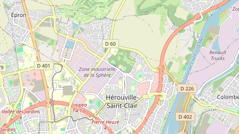 Carte de localisation de l'évènement