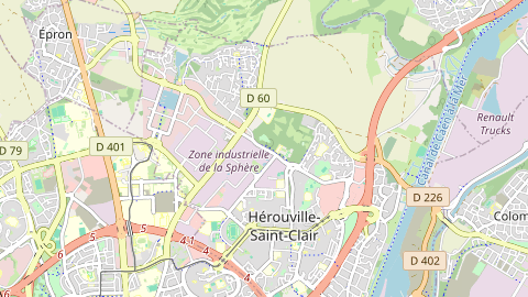Carte de localisation de l'évènement