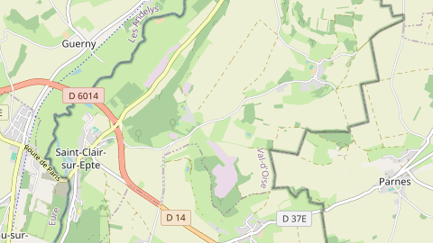 Carte de localisation de l'évènement