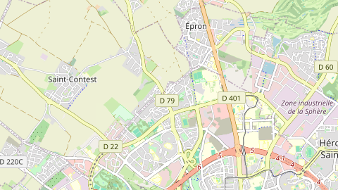 Carte de localisation de l'évènement