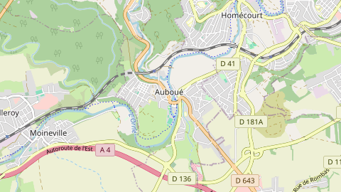 Carte de localisation de l'évènement