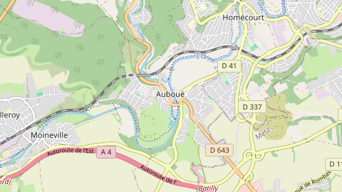 Carte de localisation de l'évènement