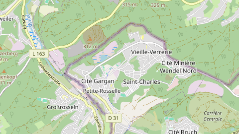 Carte de localisation de l'évènement