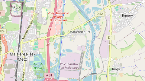 Carte de localisation de l'évènement