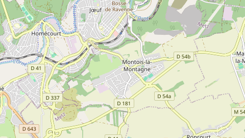 Carte de localisation de l'évènement