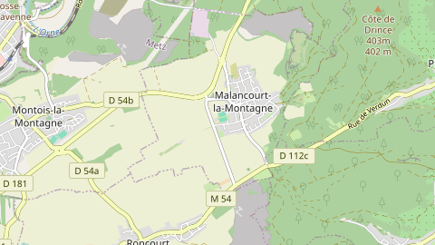 Carte de localisation de l'évènement