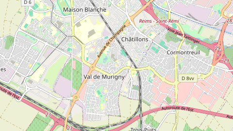 Carte de localisation de l'évènement