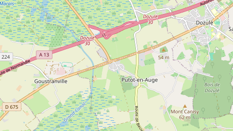 Carte de localisation de l'évènement