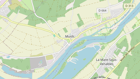 Carte de localisation de l'évènement