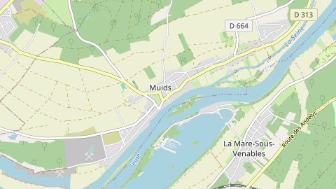 Carte de localisation de l'évènement