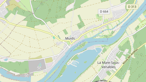 Carte de localisation de l'évènement