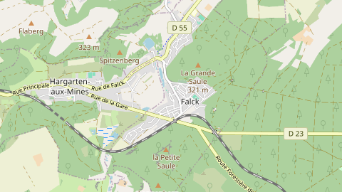 Carte de localisation de l'évènement
