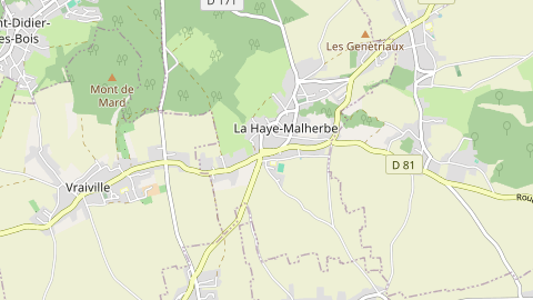 Carte de localisation de l'évènement