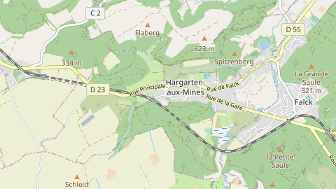 Carte de localisation de l'évènement