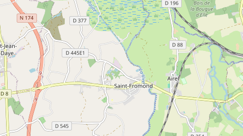 Carte de localisation de l'évènement