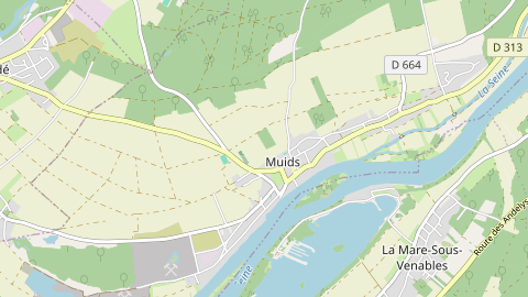 Carte de localisation de l'évènement