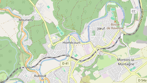 Carte de localisation de l'évènement