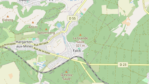 Carte de localisation de l'évènement