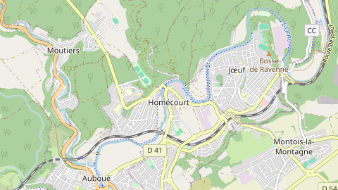 Carte de localisation de l'évènement
