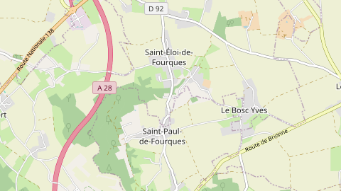 Carte de localisation de l'évènement