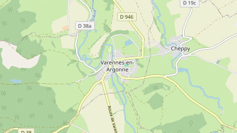 Carte de localisation de l'évènement