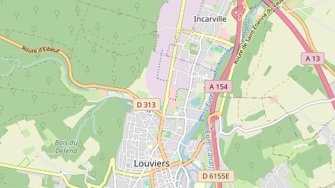Carte de localisation de l'évènement
