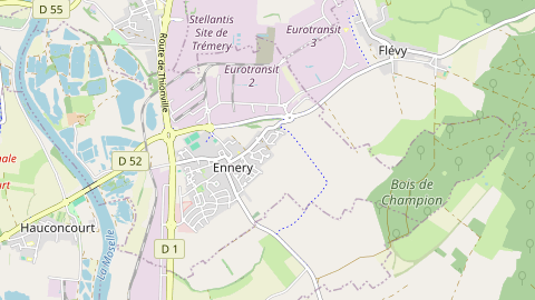 Carte de localisation de l'évènement