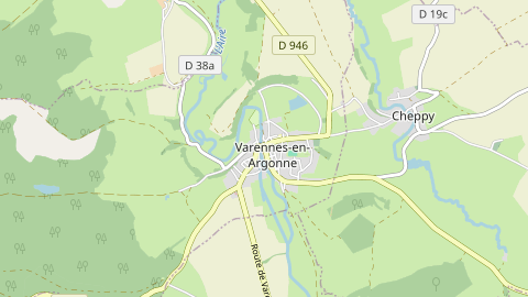 Carte de localisation de l'évènement