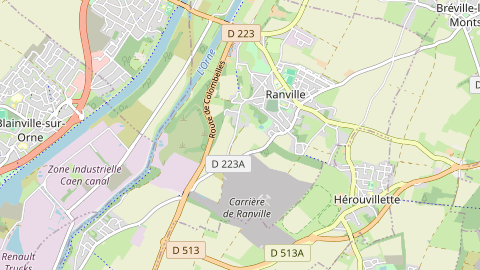 Carte de localisation de l'évènement