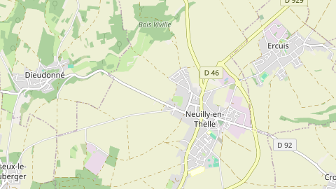 Carte de localisation de l'évènement