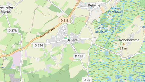 Carte de localisation de l'évènement